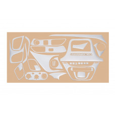 Накладки на панель Карбон для Iveco Daily 2014- рр