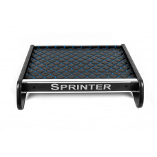 Полка на панель (Черная с синей строчкой) для Mercedes Sprinter W907/W910 2018- гг