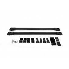 Поперечины на рейлинги с замком Wingbar V1 (2 шт) Серые для Dacia Duster 2018-2024 гг