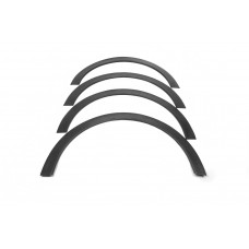 Накладки на арки (4 шт, чорні) 2012-2016, ABS-пластик для Peugeot 301 2012- рр