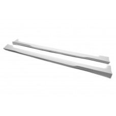 Боковые пороги Sport (грунтованные под покраску) для Hyundai Accent 2006-2010 гг