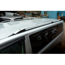 Рейлинги CROWN (серый мат) Короткая База для Volkswagen T6 2015-2024 гг