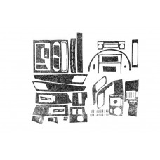 Накладки на панель приборов (50 деталей) Титан для Volkswagen Crafter 2006-2016 гг