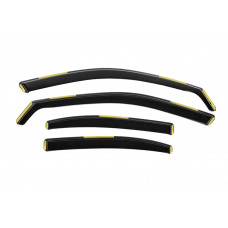 Вітровики вставні Niken Luxury (LiftBack, 4 шт) для Skoda Superb 2015-2024 рр