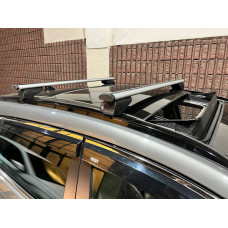 Перемички на вбудовані рейлінги під ключ Wizard V2 (2 шт) 115см, сірі для Hyundai Tucson TL 2016-2021 рр