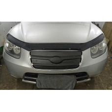 Зимняя решетка 2005-2010 (верхняя) Матовый для Hyundai Santa Fe 2