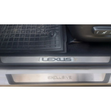 Накладки на пороги (4 шт.) Exclusive для Lexus NX 2014-2021 рр