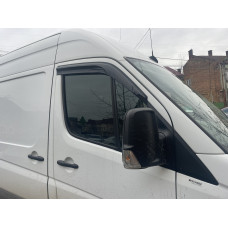Накладные ветровики (2 шт, Sunplex Sport) для Mercedes Sprinter W906 2006-2018 гг