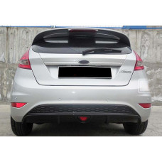 Задний диффузор DPT V-1 (HB, Черный Глянец) для Ford Fiesta 2008-2017 гг