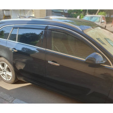 Накладки на ручки (4 шт) OmsaLine - Італійська нержавійка для Opel Insignia 2008-2017 рр