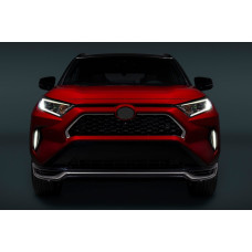 Хромированные накладки на решетку (2 шт) для Toyota Rav 4 2019- гг