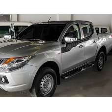 Верхние Молдинги Дверей 2015-2019 (4 шт, ABS) для Mitsubishi L200
