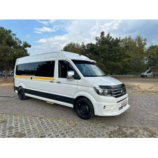 Накладка на передний бампер 510B (грунт под покраску) для Volkswagen Crafter 2016- гг