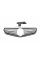 Передняя решетка радиатора (2009-2013, AMG Silver) для Mercedes E-сlass coupe C207