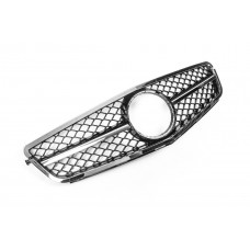 Передняя решетка AMG Silver для Mercedes C-class W204 2007-2015 гг