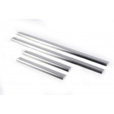 Накладки на пороги Carmos нержавейка (4 шт.) для Land Rover Freelander II 2006-2014 гг