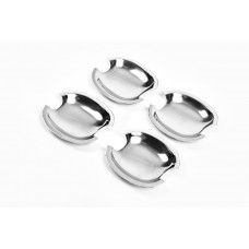 Чашечки под ручки дверей (4 шт., нержавейка) для Volkswagen Golf 5 2003-2009 гг