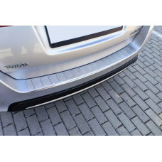 Накладка на задній бампер Carmos (SW) (нерж) для Toyota Auris 2012-2018 рр