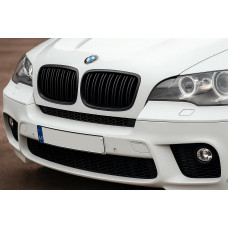 Ніздрі M-Look V2 (чорний глянець) для BMW X6 E-71 2008-2014 рр