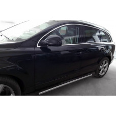 Боковые Подножки Duru (2 шт., Алюминий) для Ауди Q7 2005-2015 гг
