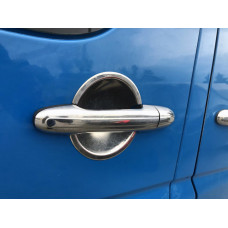 Накладки под ручки из нержавейки (4 шт.) для Mercedes Sprinter W906 2006-2018 гг