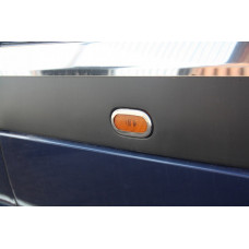 Хромированные окантовки габаритных огней (6 шт, нержавейка) OmsaLine - Итальянская Нержавейка для Mercedes Sprinter W906 2006-2018 гг