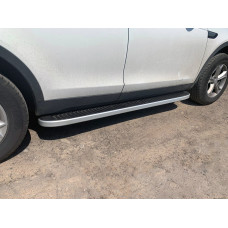 Боковые Подножки Tayga Grey (2 шт., Алюминий) 2019-2025 для Land Rover Discovery Sport 2014- гг