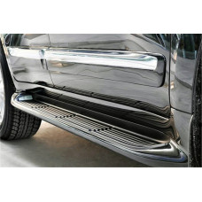 Боковые Пороги (Дизайн Lexus 2012-2016) Belye для Lexus LX570/450d