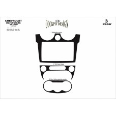 Накладки на панель приборов (Meric) для Chevrolet Spark 2004-2009 гг