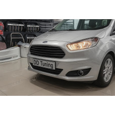 Накладки на противотуманки (2014-2018, 2 шт, нерж) Carmos - Турецька сталь для Ford Courier рр