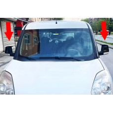 Накладки на дзеркала BMW-Style (2 шт) для Opel Combo 2012-2018 рр