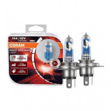 Лампа фары Osram H4 60/55W Night Breaker Laser -2025130% 64193NBL130