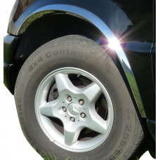 Накладки на арки (4 шт, нерж) для Mercedes ML W163 1997-2005 гг
