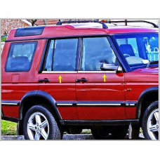 Окантовка окон Нержавеющая сталь (4 шт.) для Land Rover Discovery II 1998-2004 гг