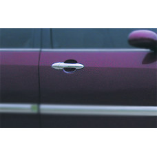 Хромированные Накладки на Ручки (4 шт., Нержавейка) OmsaLine - Итальянская Нержавейка для Ford Focus I 1998-2005 гг