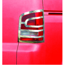 Хром Накладки на Задние Фонари Multivan (2 шт, пластик) для Volkswagen T5 2010-2015 гг