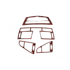 Накладки на панель приборов (Meric, Турция) Дерево для Renault Laguna 2007-2015 гг