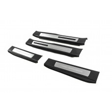 Накладки на дверні пороги з підсвічуванням (4 шт) для Toyota Land Cruiser 300 2021- рр