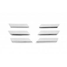 Накладка на переднюю решетку (нержавейка) для Dacia Sandero 2007-2013 гг