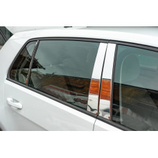 Накладки на стойки из нержавеющей стали для Volkswagen Golf 7/E-Golf 2012-2020 гг