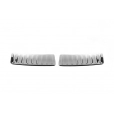 Накладка на задній бампер Carmos V2 (нерж) для Dacia Sandero 2007-2013 рр