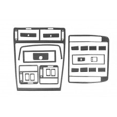 Накладки на панель Карбон для Ford Galaxy 1995-2006 рр