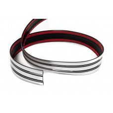 Хромированный Молдинг на Метраж sal93 (1 метр, 43 мм)