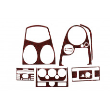 Накладки на панель салона (2005-2008) Алюминий для Ford Fiesta