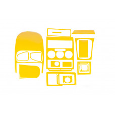 Накладки на панель приборов (желтые) для Opel Astra G classic 1998-2012 гг