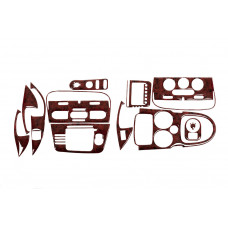 Накладки на панель приборов (Большой комплект) Карбон для Seat Altea 2004-2015 гг