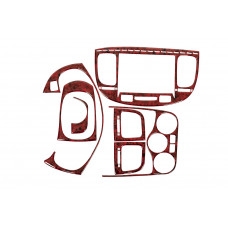 Накладки на Панель Приборов Темное дерево для Kia Rio 2012-2017 гг