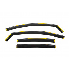 Вставные ветровики Niken Luxury (SD/HB, 2008-2013, 4 шт) для Opel Insignia