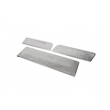 Накладки на внутрішні пороги (Carmos V3) 3 шт, Carmos - Турецька сталь для Volkswagen Crafter 2006-2016 рр