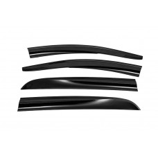 Ветровики на окна (4 шт., Sunplex Sport) для Opel Corsa D 2007-2014 гг